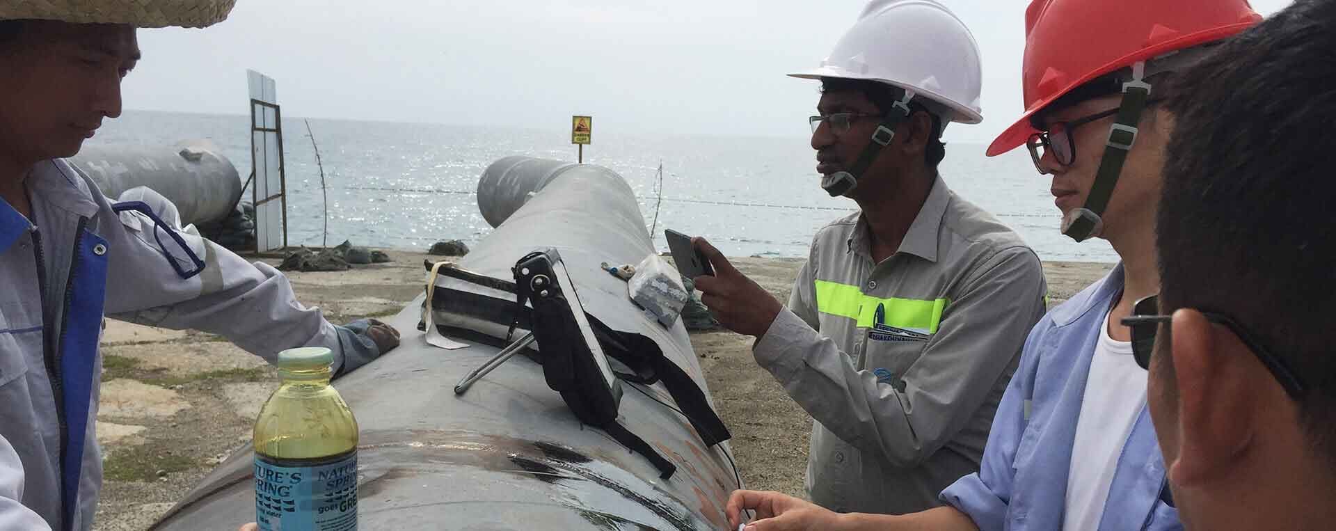 Submarine Pipeline Landing