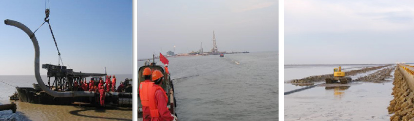 PetroChina Dagang Oil Field Chenghai 4X1 Submarine Pipeline Laying Project (Year 2007)