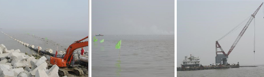 PetroChina Jidong Nanpu Oil Field No. 1-2 Artificial Island Submarine Pipeline Laying Project (Year 2008)