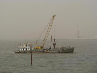 PetroChina Jidong Oil Field Nanpu No.1-3 Artificial Island SubmarinePipeline Laying (Year 2009)