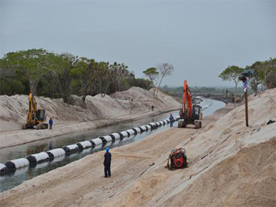 Tanzania Songo Songo Island—Somanga Submarine Laying Project (Year 2013)