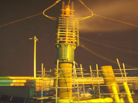 CNOOC Jidong Nanpu Oil Field No.1 and 2 Island Pipeline Jacket Fabrication, Transportation and Site Installation