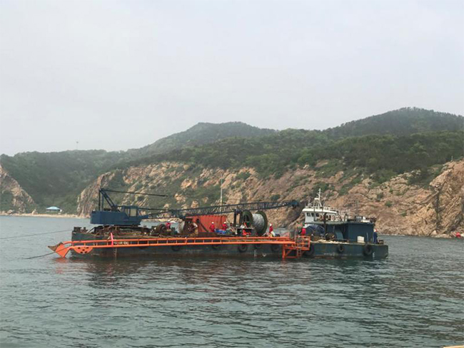 Congratulations on the Successful Commencement of Dalian Offshore/Submarine Cable Laying Project !