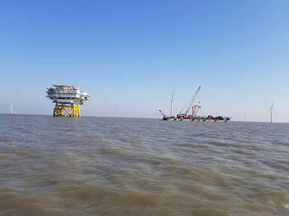 Commencement of Jiangsu Rudong H5 35KV Offshore Cable Laying Project