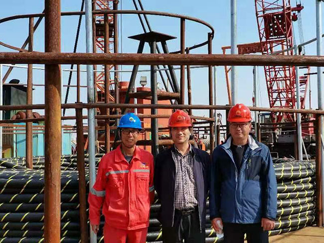 Timeast Chairman Mr. Luo Ming Inspectd TIMEAST-601 and Expressed Solicitude for Qidong Project Team Members