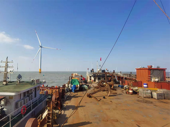 Jiangsu Rudong H5 35KV Offshore Cable Repairing Project (Year 2021-- Hengtong Offshore Engineering Co., Ltd)