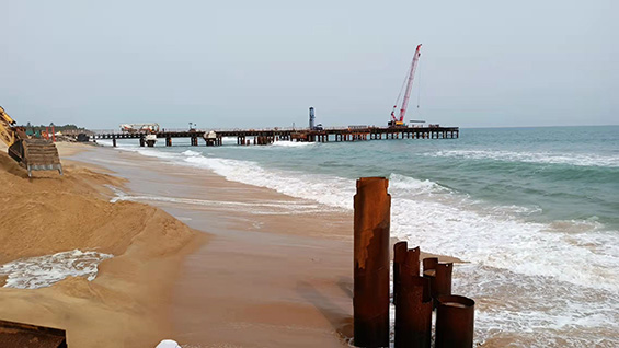 Commencement of Shore Approach Pipeline Installation for Offshore Terminal of Niger to Benin Crude Oil Export Pipeline Project