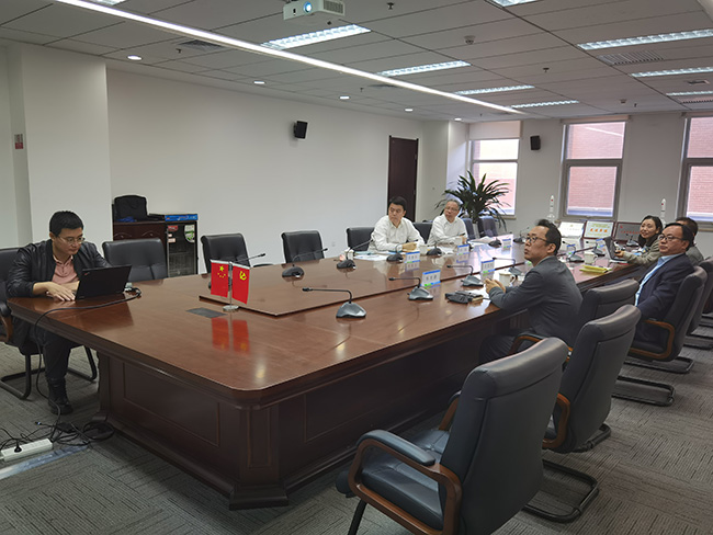 Business Meeting with TEDA Administrative Commission-Binhai Zhongguancun Science, Technology