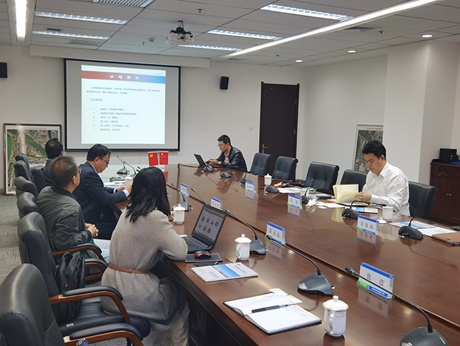 Business Meeting with TEDA Administrative Commission-Binhai Zhongguancun Science, Technology