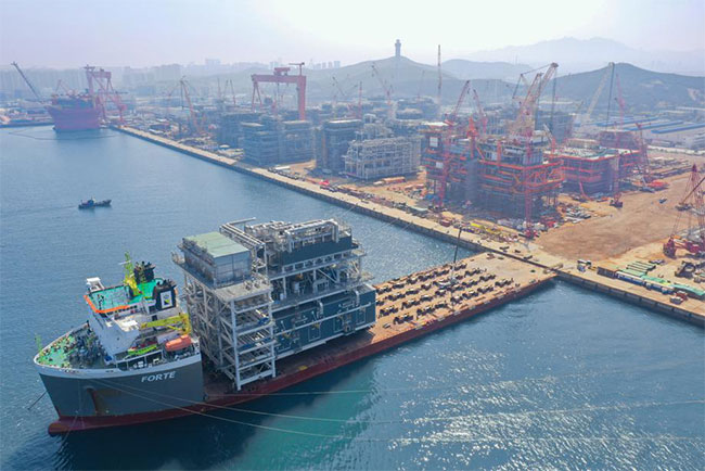 LNG plant dramatically expands China’s capacity