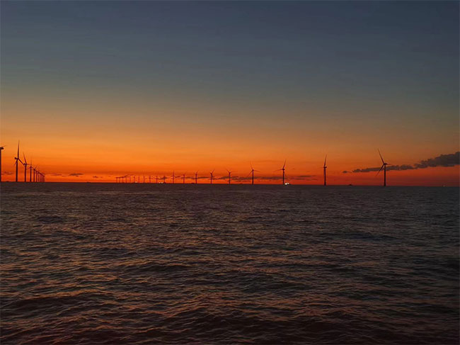 World's Largest Offshore Wind Farm Readies For First Above-Water Hardware