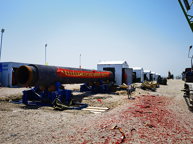 Congratulations on Pipeline Floating Pulling Installation and Supporting Auxiliary Works of Qingdao Jiaozhou Bay Submarine Natural Gas Pipeline Project Completion