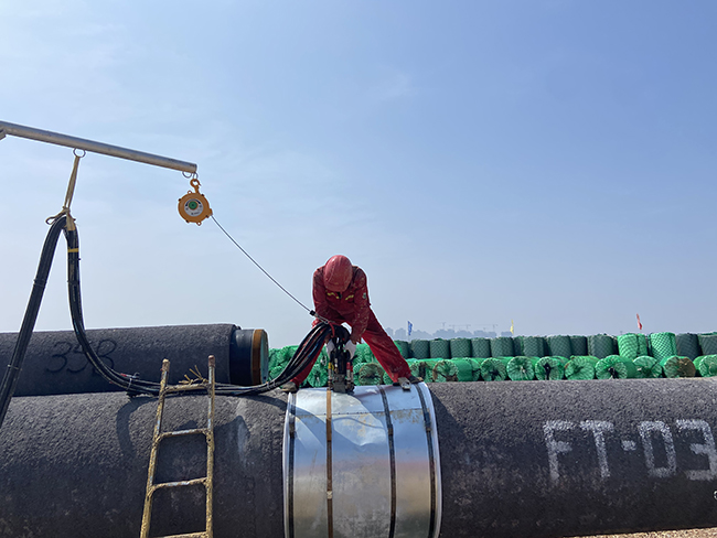 Congratulations on Pipeline Floating Pulling Installation and Supporting Auxiliary Works of Qingdao Jiaozhou Bay Submarine Natural Gas Pipeline Project Completion