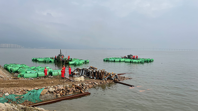 Congratulations on Pipeline Floating Pulling Installation and Supporting Auxiliary Works of Qingdao Jiaozhou Bay Submarine Natural Gas Pipeline Project Completion