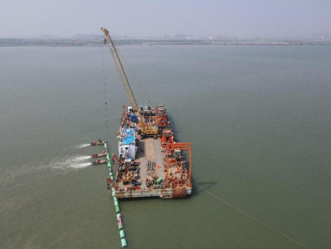Congratulations on Pipeline Floating Pulling Installation and Supporting Auxiliary Works of Qingdao Jiaozhou Bay Submarine Natural Gas Pipeline Project Completion