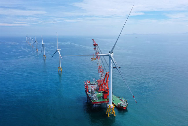 Wind turbine in Fujian reaches new global record