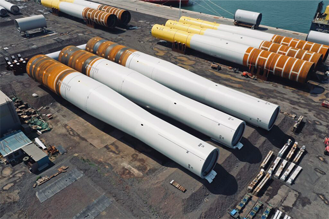 Dajin Heavy Industry Rolls Out First Inch Cape Monopiles