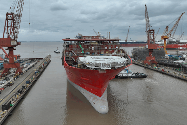 'World's largest' cable laying vessel launches, sea trials on schedule