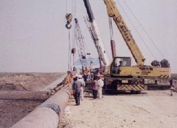 Sinopec Hangzhou Bay Submarine Pipeline Laying Project (Year 2003)