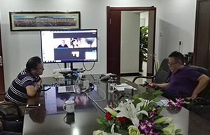 160km Submarine Pipeline Installation Project Cooperation Video Conference