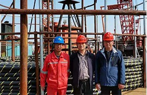 Timeast Chairman Mr. Luo Ming Inspectd TIAN YI 601 and Expressed Solicitude for Qidong Project Team Members