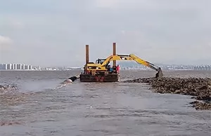 Qingdao Jiaozhou Bay Submarine Natural Gas Pipeline Project Post-Trenching Work Progressing Smoothly