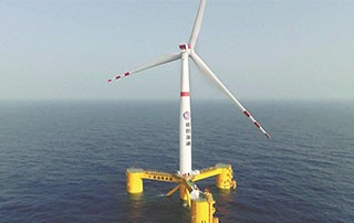 CNOOC links deep-sea wind power to Hainan oil field grid