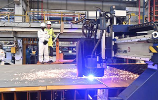 First Steel Cut for IJmuiden Ver Beta HVDC Offshore Platform