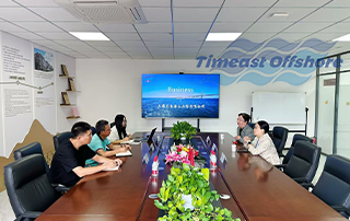 CNCEC No.13 Visits TIMEAST for Cooperation Discussion