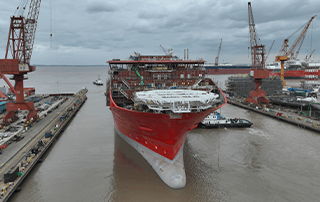 'World's largest' cable laying vessel launches, sea trials on schedule
