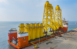 China delivers offshore wind jacket with largest single-unit capacity for Europe, a technical breakthrough
