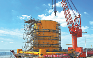 Waves with world's first wind power undersea data center