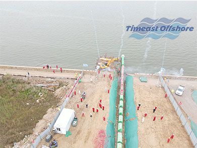 Pipeline Floating Pulling Installation and Supporting Auxiliary Works of Qingdao Jiaozhou Bay Submarine Natural Gas Pipeline Project (Year 2022— CNPC)  