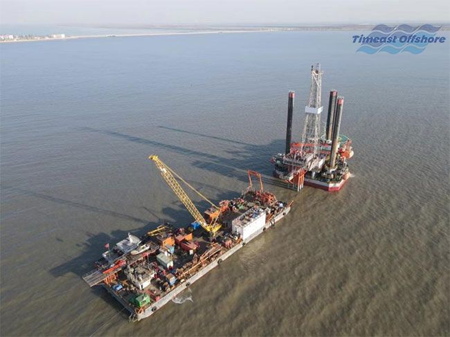 Jidong Oilfield (Offshore Jacket and Platform Installation) Project Progressing Smoothly