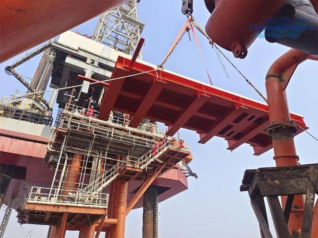 Jidong Oilfield (Offshore Jacket and Platform Installation) Project Progressing Smoothly