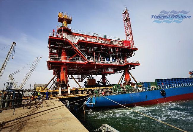 Jidong Oilfield (Offshore Jacket and Platform Installation) Project Progressing Smoothly