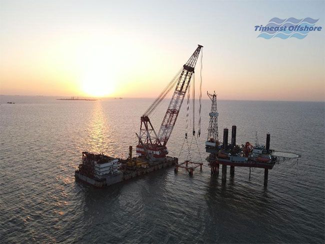 Jidong Oilfield (Offshore Jacket and Platform Installation) Project Progressing Smoothly