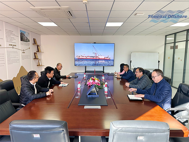 CCCC Ocean Construction Visits TIMEAST to Explore New Cooperation Opportunities
