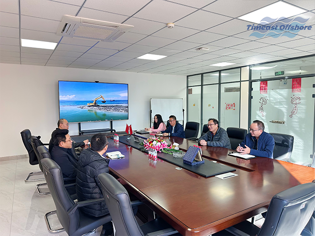 CCCC Ocean Construction Visits TIMEAST to Explore New Cooperation Opportunities